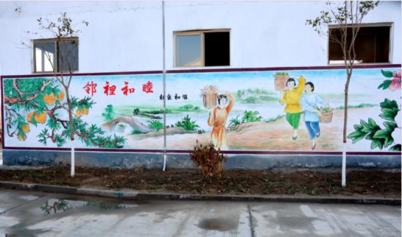 大渡口乡镇文化墙 乡风文明焕发新活力